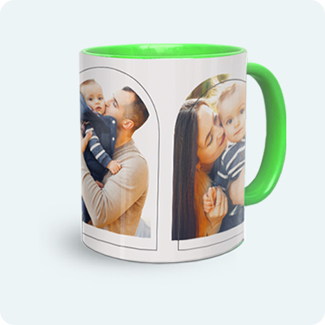 Fototasse, hellgrün